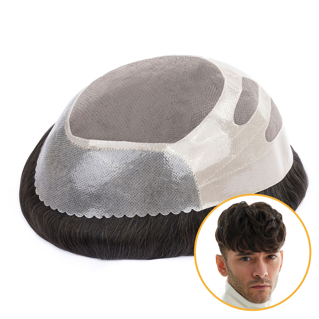 BOND: Monofilament Hair System Realistic High Quality Toupee