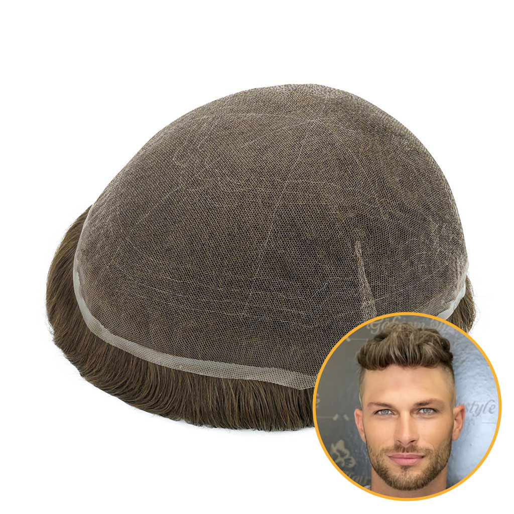 FL : Full Swiss Lace Hair System Realistic Hairline