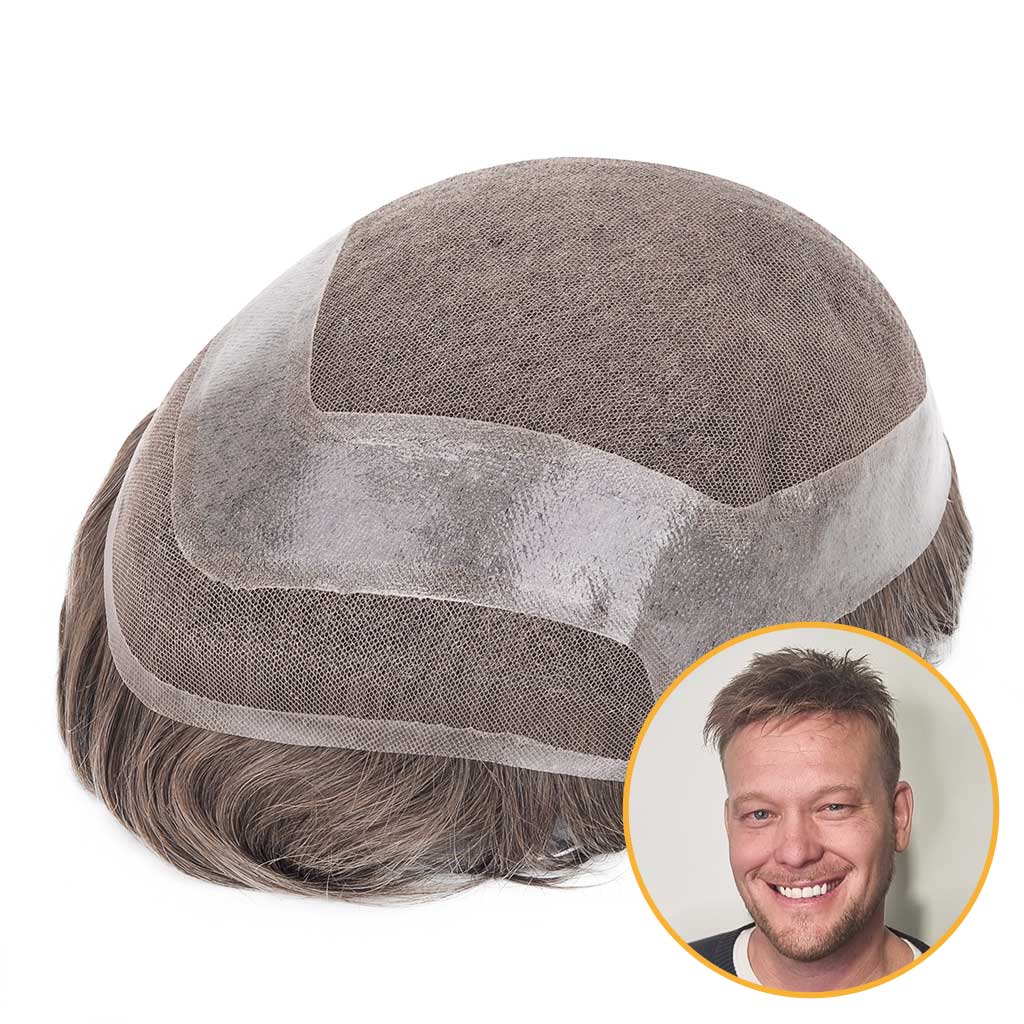 HOLLYWOOD:  Lace Hair System With Thin Skin Perimeter for and Lace Front