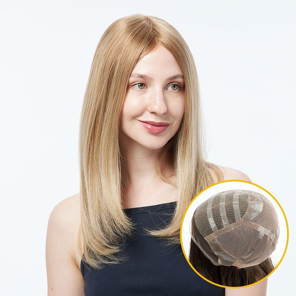 NATALIE : Medical Grade 100% Hand-Tied Lace Wig With Diamond Lace Top