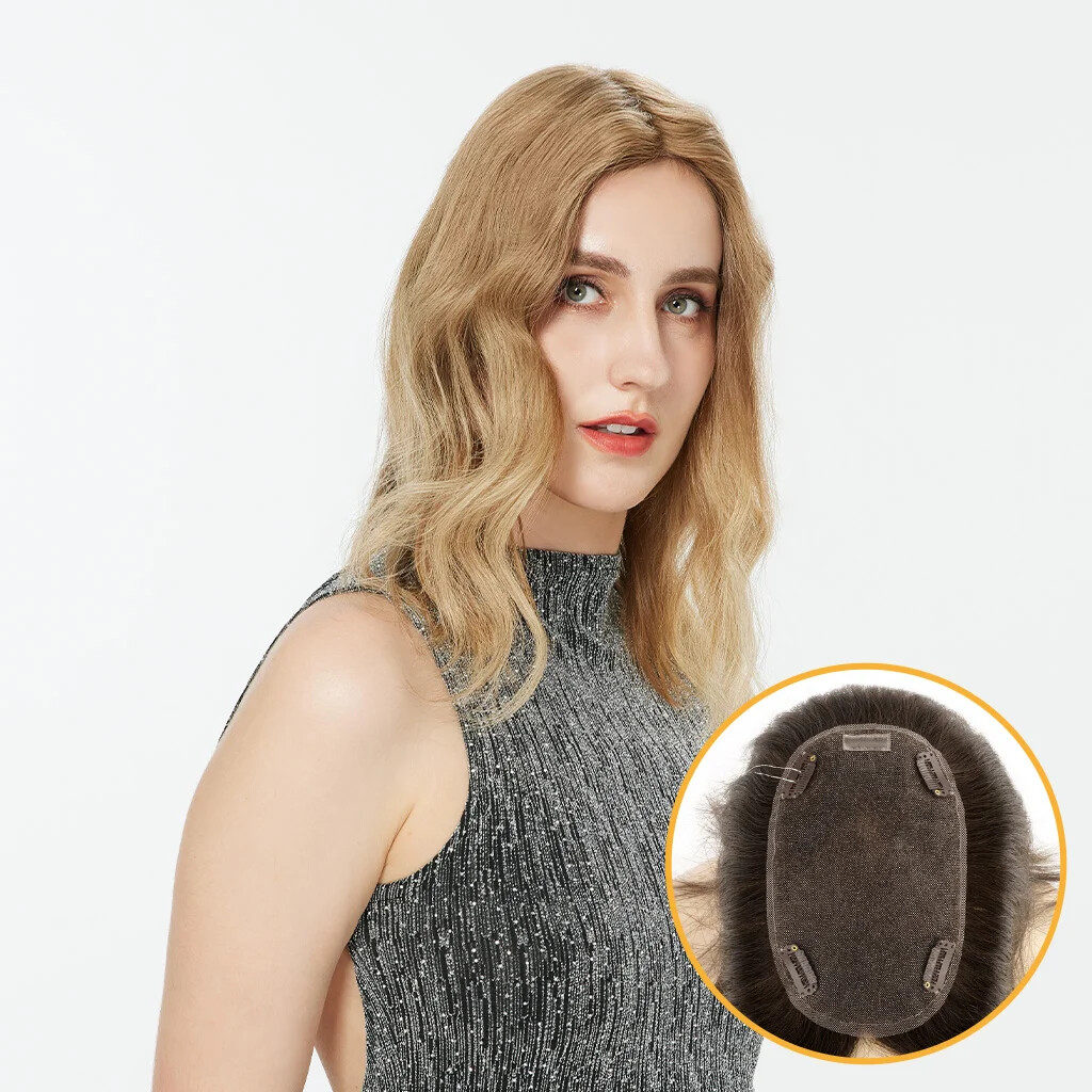 SIDNEY : Mono Human Hair Topper Premium Hair
