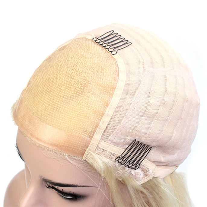 NX054 : Blond 613 Monofilament Top Wig With Machine Made Cap